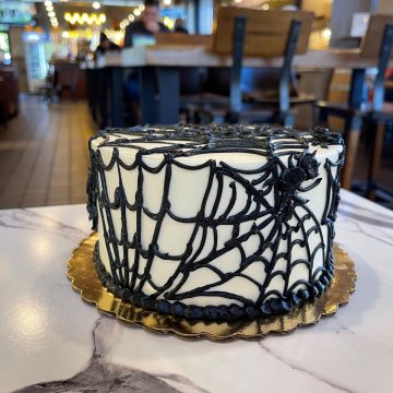 Sparkly Spider Cake