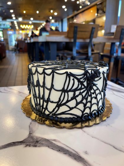 Sparkly Spider Cake