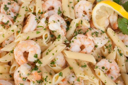 Penne Shrimp Scampi – Half Pan