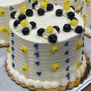 6″ Blueberry Limoncello Cake