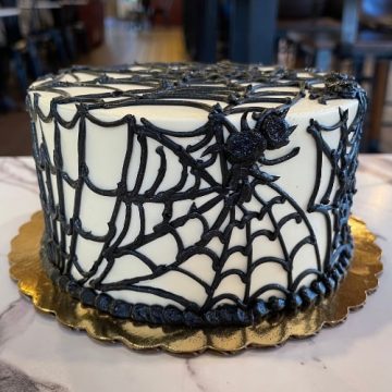 Sparkly Spider Cake