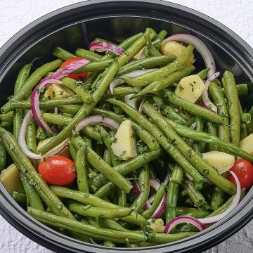 Marinated String Bean Salad Bowl