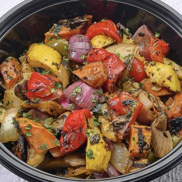 Tossed Grilled Vegetable Bowl