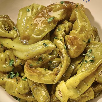 Fried Long Hot Peppers