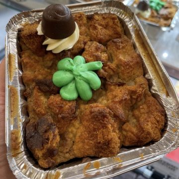 Apple Cranberry Walnut Bread Pudding