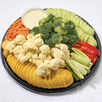 Vegetables & Dip Tray