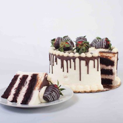 Black & White Strawberry Shortcake