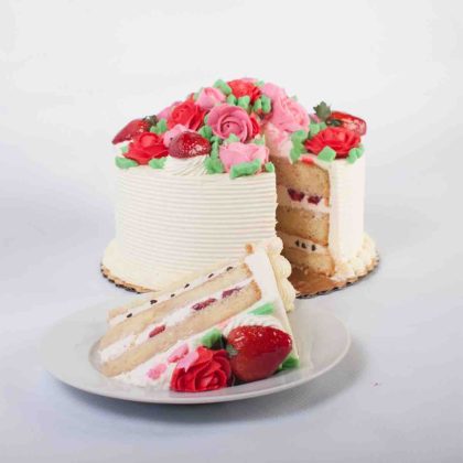 Strawberry Cassata Cake