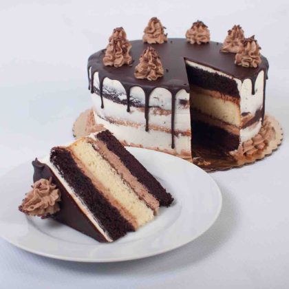 Black & Tan Cake