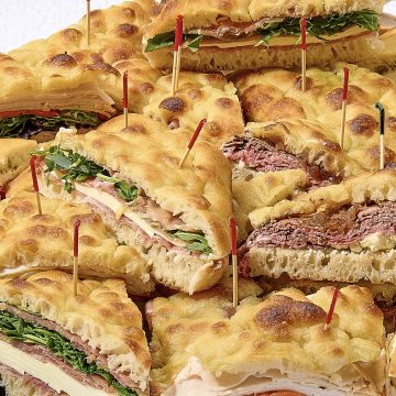 Roman Focaccia Sandwich Tray