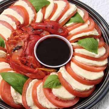Mozzarella Caprese Tray