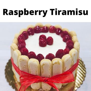 6″ Raspberry Tiramisu